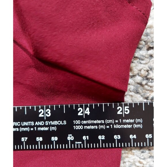 Fabletics Vital Scrub Top Women's Size 2X One Pocket Burgundy Medical Nurse - Picture 3 of 5